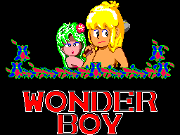 SMS Wonder Boy Title Screen